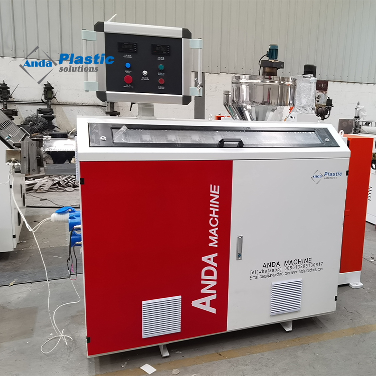 Máquina de extrusão de banda de borda de PVC de parafuso único
